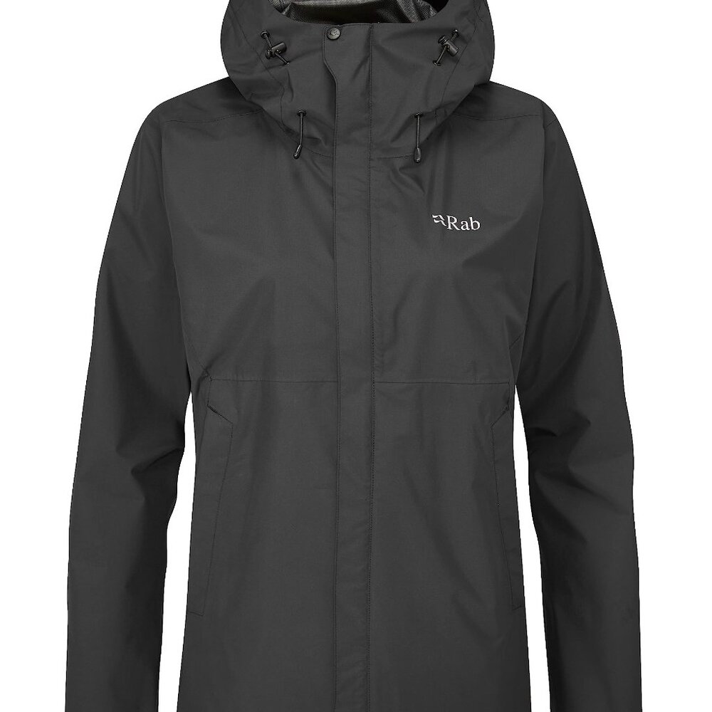 New Rab Downpour Eco Jacket - Women's M Black with tags